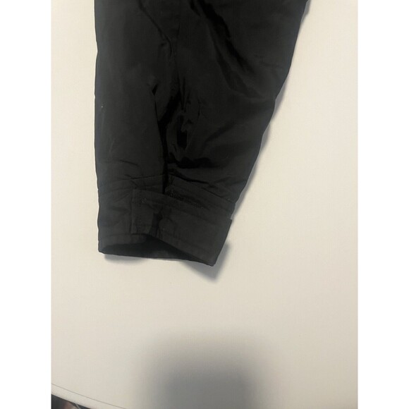 Eddie Bauer Black Fleece Lined Nylon Windbreaker Rain Jacket Coat Men's Large L - Picture 6 of 10